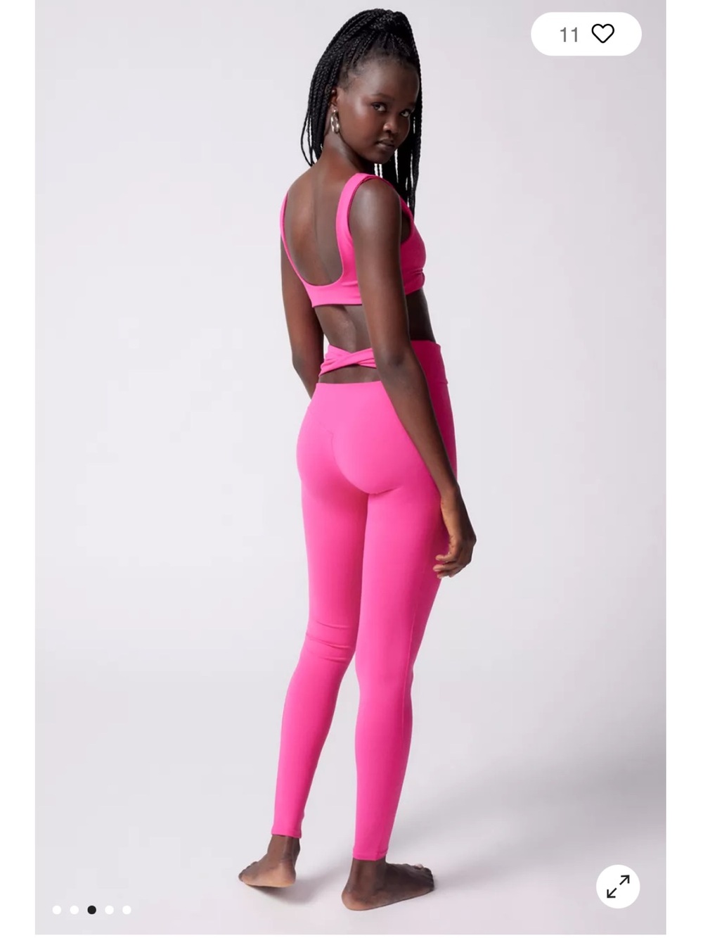 Live the Process Jet Legging Hot Pink